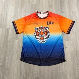 Detroit Tigers Baseball Soccer Jersey Men's XL Tigres FC Futbol MLB Stadium